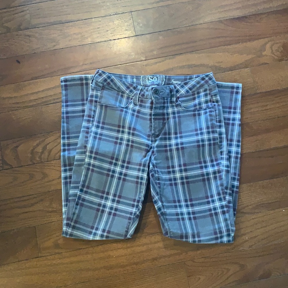Ladies plaid pants